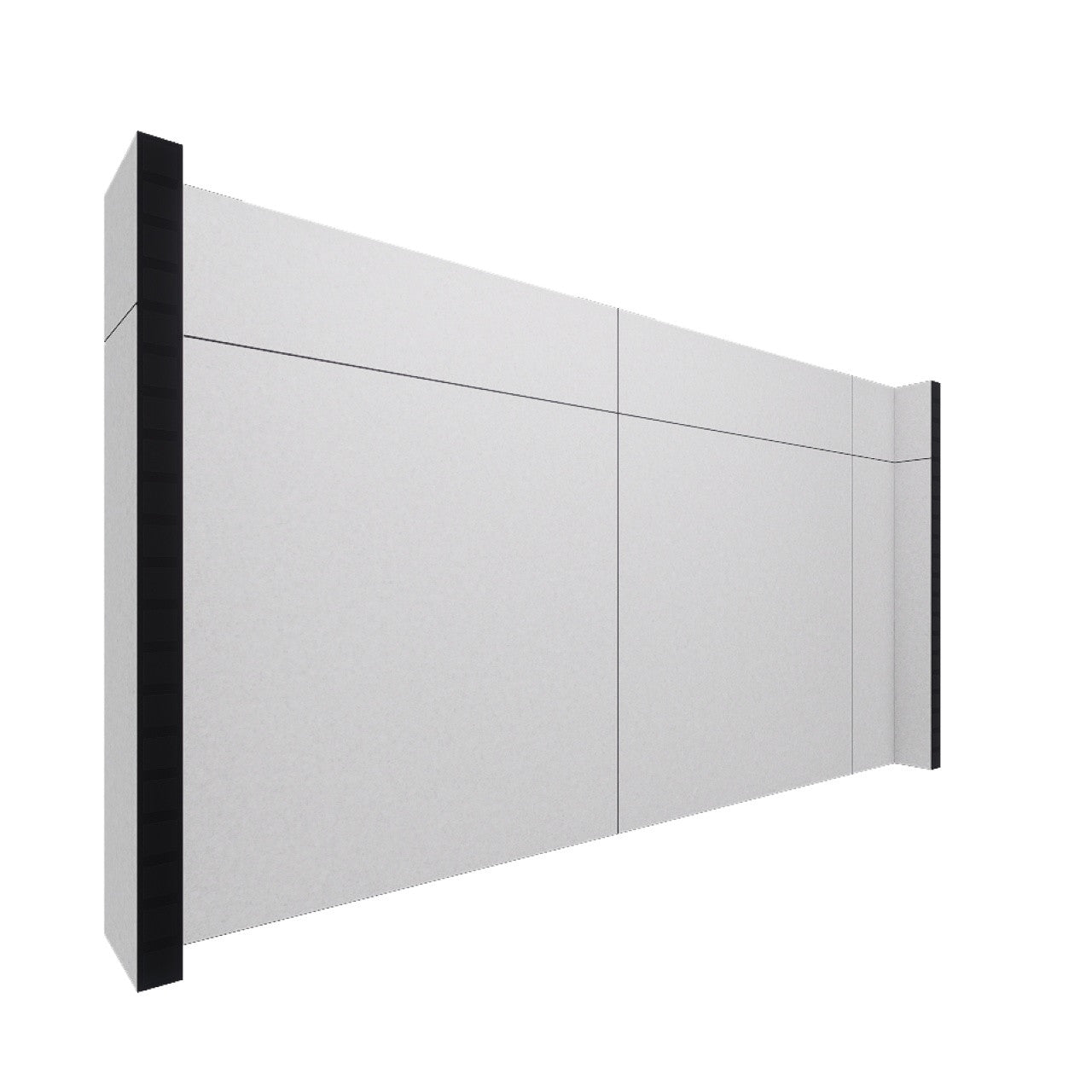 EverPanel® Simple Wall Kit - Black Trim