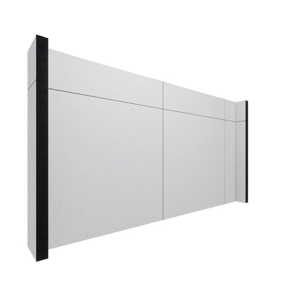 EverPanel® Simple Wall Kit - Black Trim