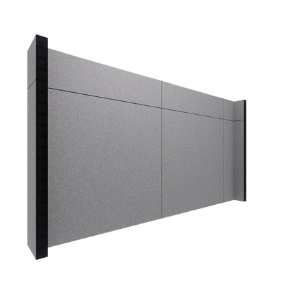 EverPanel® Simple Wall Kit - Black Trim