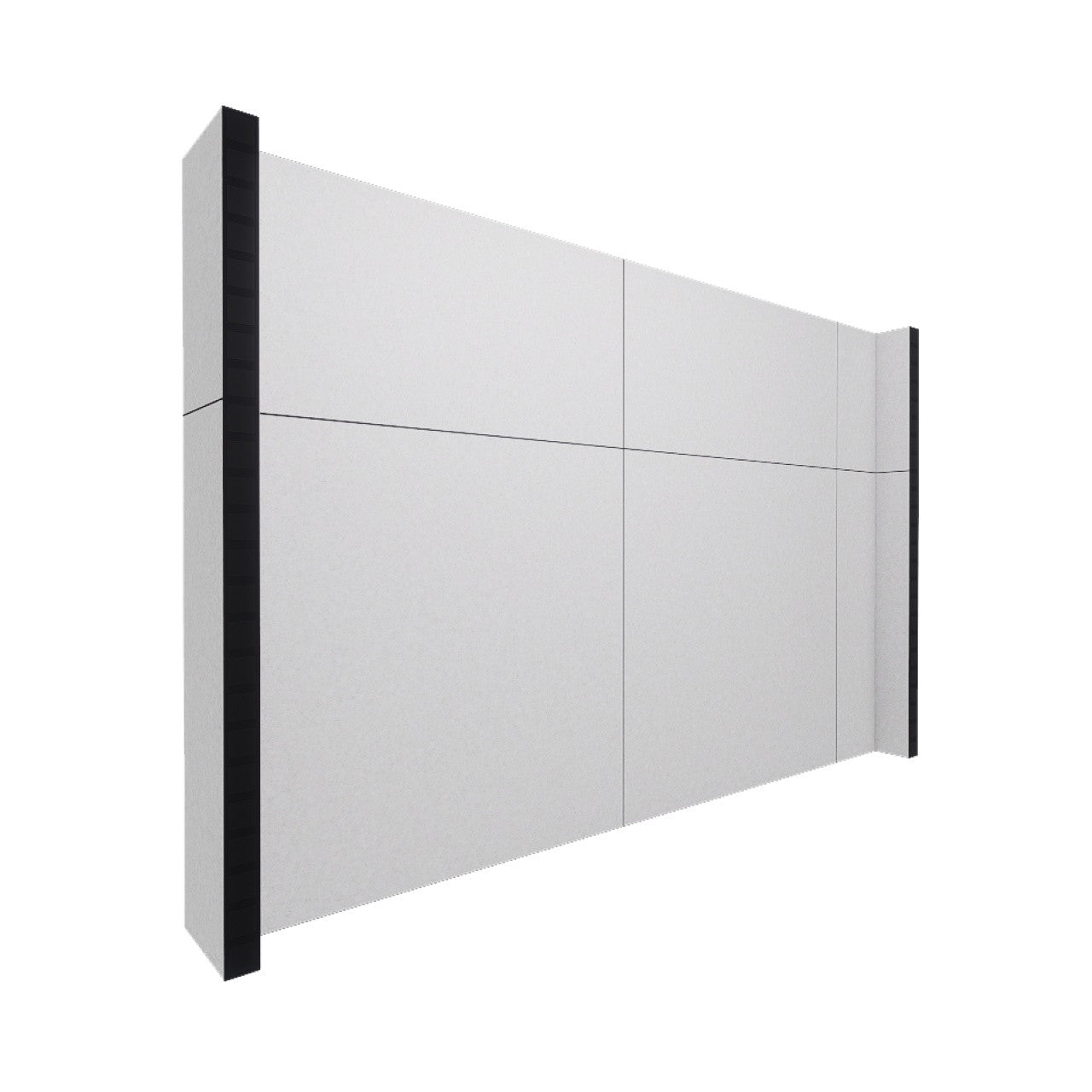 EverPanel® Simple Wall Kit - Black Trim