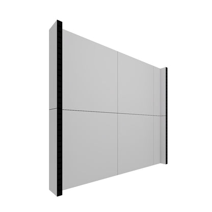 EverPanel® Simple Wall Kit - Black Trim