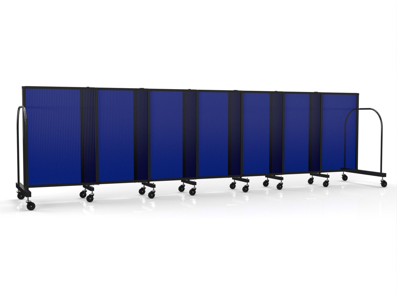 Straightflex Sliding Divider Freestanding - Polycarbonate