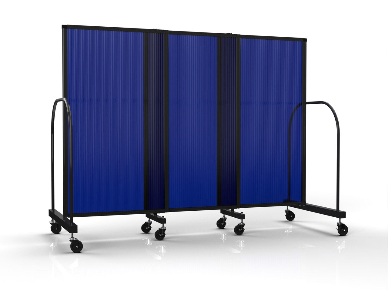 Straightflex Sliding Divider Freestanding - Polycarbonate