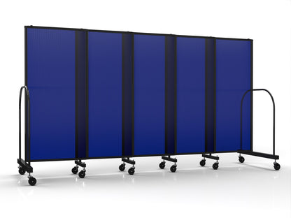 Straightflex Sliding Divider Freestanding - Polycarbonate
