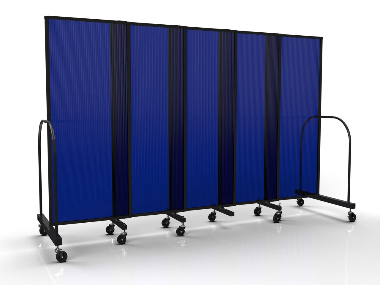 Straightflex Sliding Divider Freestanding - Polycarbonate