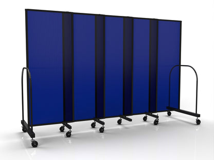 Straightflex Sliding Divider Freestanding - Polycarbonate