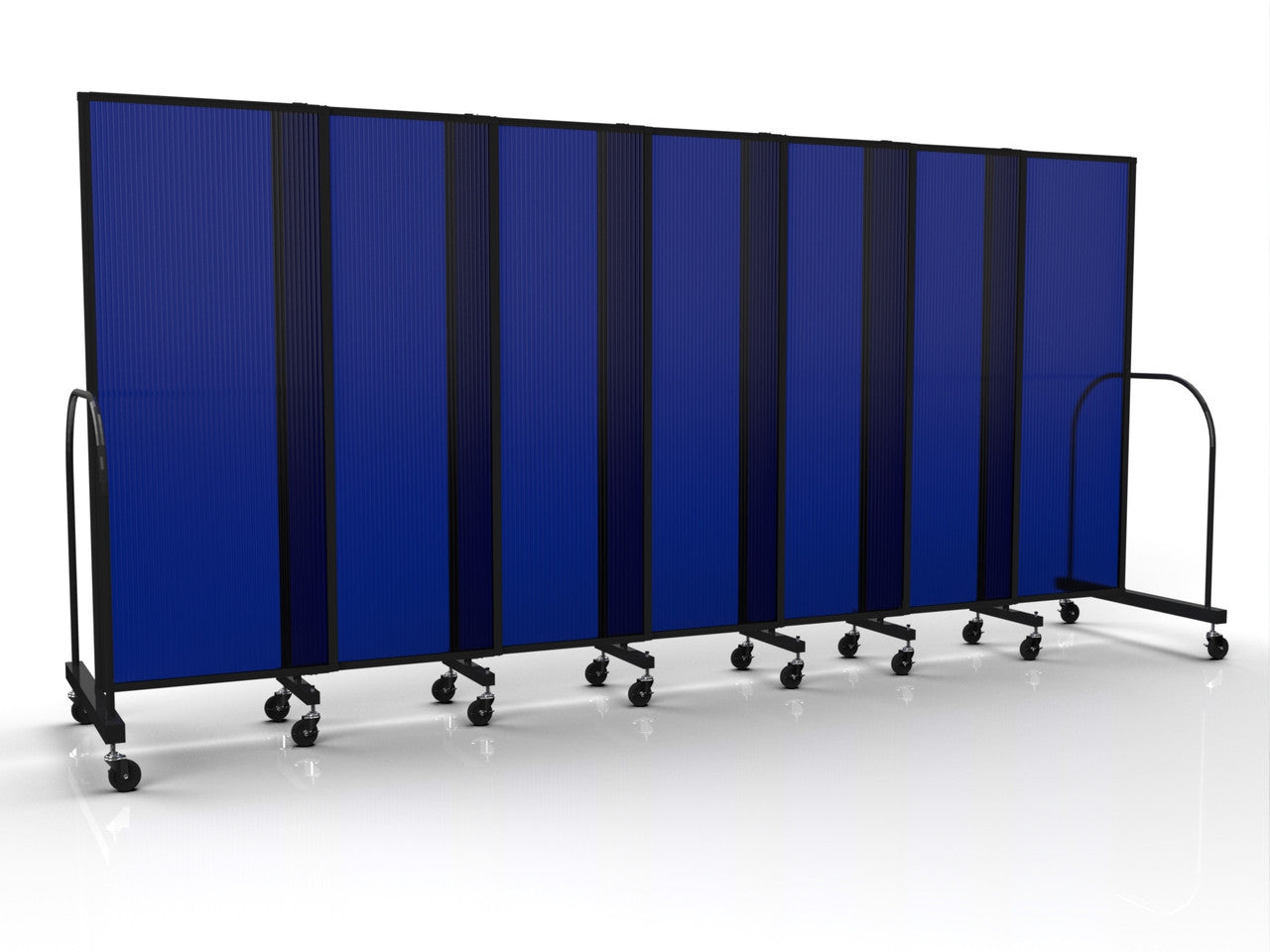Straightflex Sliding Divider Freestanding - Polycarbonate