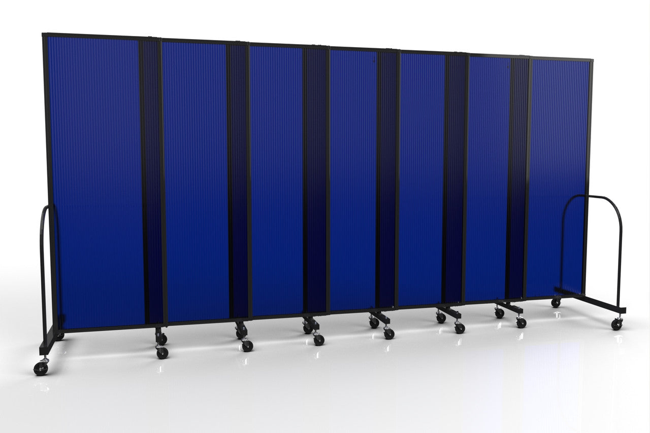 Straightflex Sliding Divider Freestanding - Polycarbonate