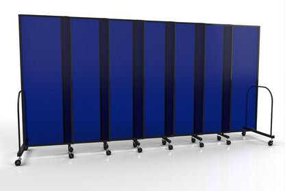 Straightflex Sliding Divider Freestanding - Polycarbonate