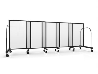 Straightflex Sliding Divider Freestanding - Polycarbonate