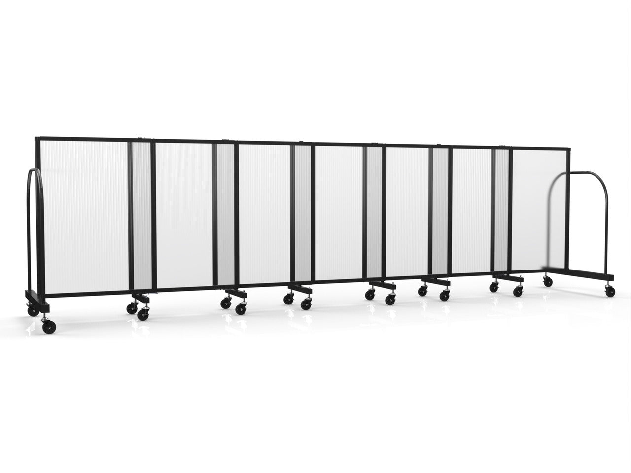 Straightflex Sliding Divider Freestanding - Polycarbonate