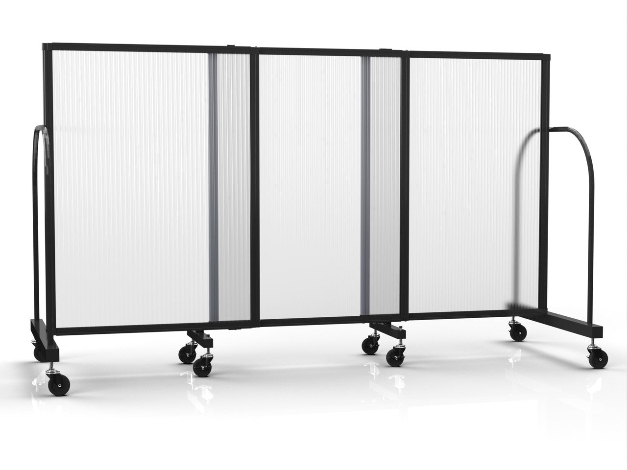 Straightflex Sliding Divider Freestanding - Polycarbonate