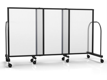 Straightflex Sliding Divider Freestanding - Polycarbonate