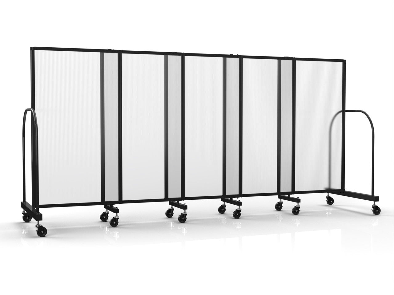 Straightflex Sliding Divider Freestanding - Polycarbonate