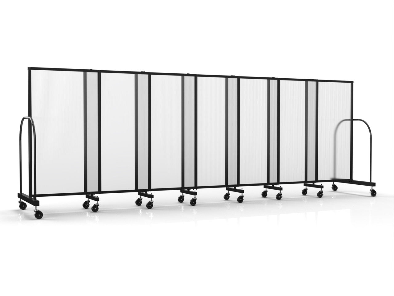 Straightflex Sliding Divider Freestanding - Polycarbonate