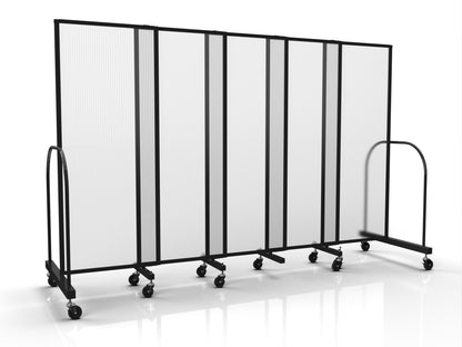 Straightflex Sliding Divider Freestanding - Polycarbonate