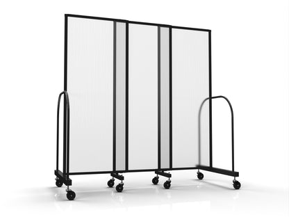 Straightflex Sliding Divider Freestanding - Polycarbonate