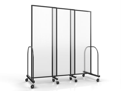 Straightflex Sliding Divider Freestanding - Polycarbonate