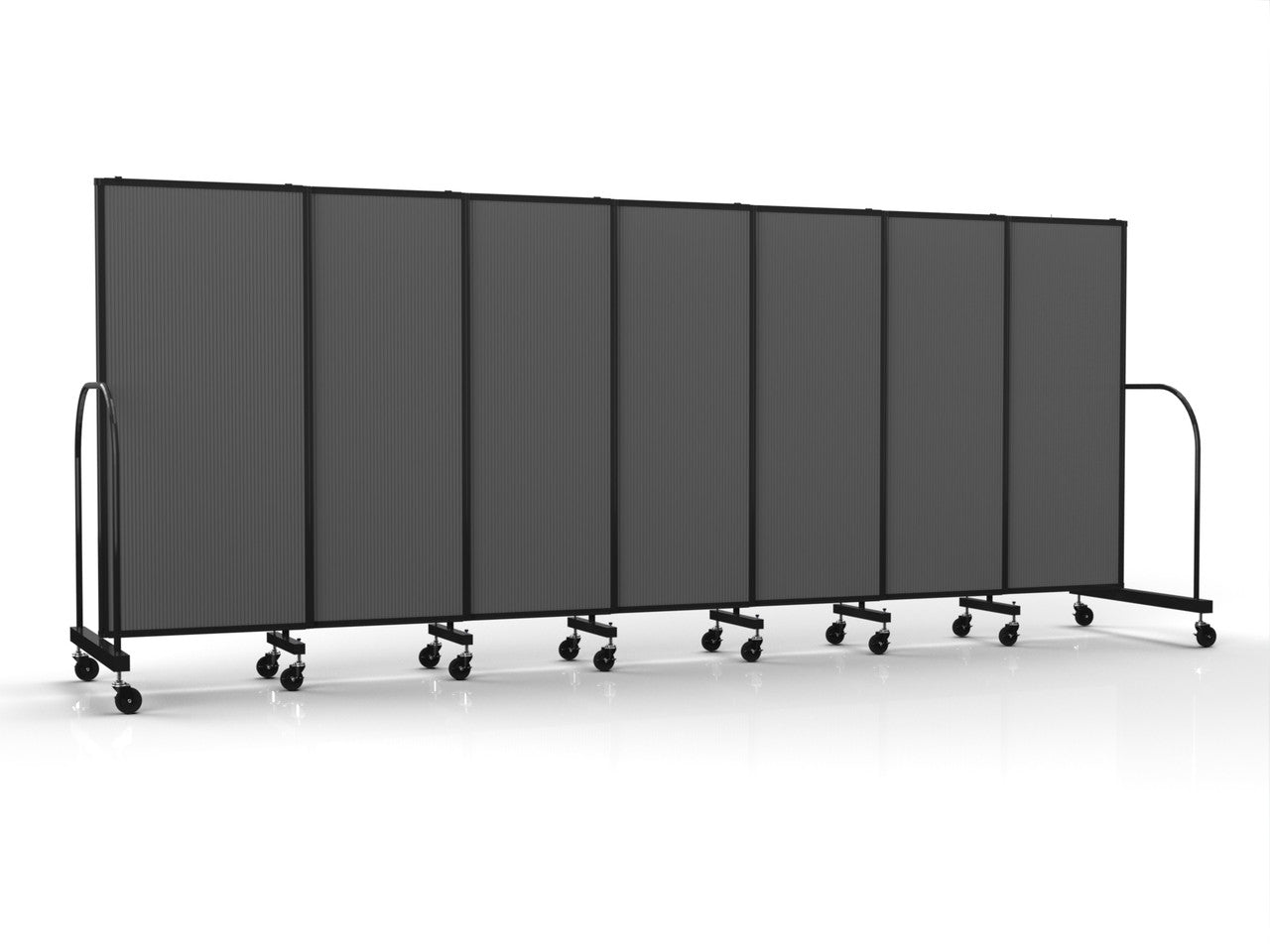 Straightflex Sliding Divider Freestanding - Polycarbonate
