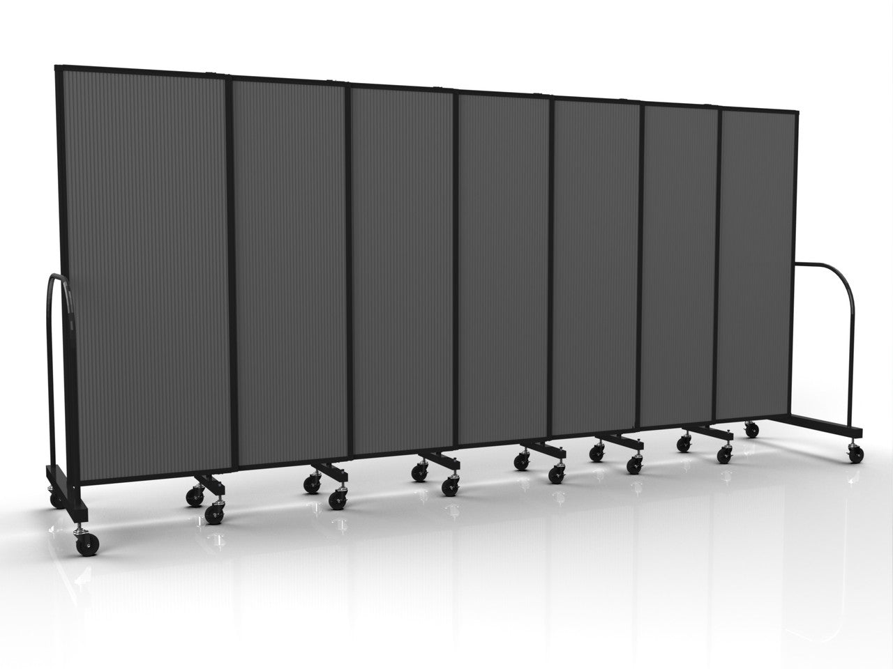 Straightflex Sliding Divider Freestanding - Polycarbonate