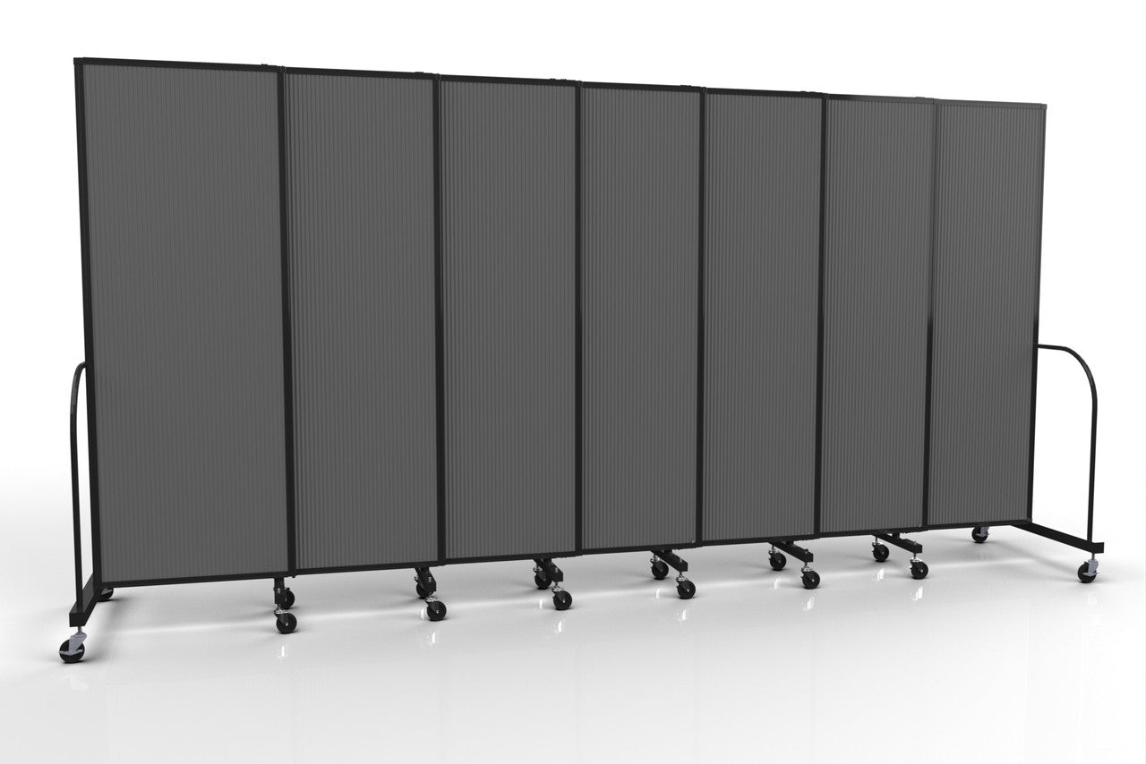 Straightflex Sliding Divider Freestanding - Polycarbonate