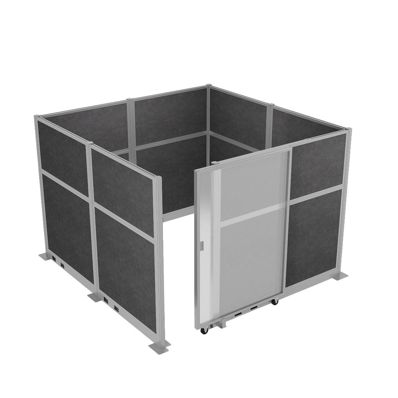 Hush Panel Cubicle Kit With Door