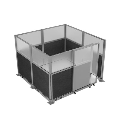 Hush Panel Cubicle Kit With Door