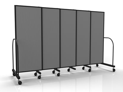 Straightflex Sliding Divider Freestanding - Polycarbonate