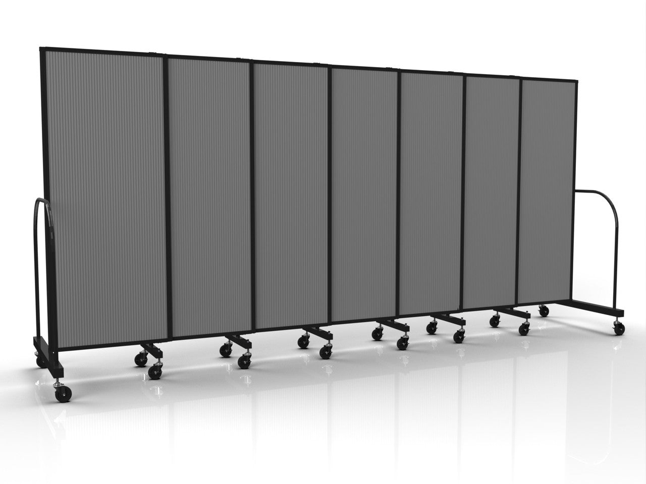 Straightflex Sliding Divider Freestanding - Polycarbonate