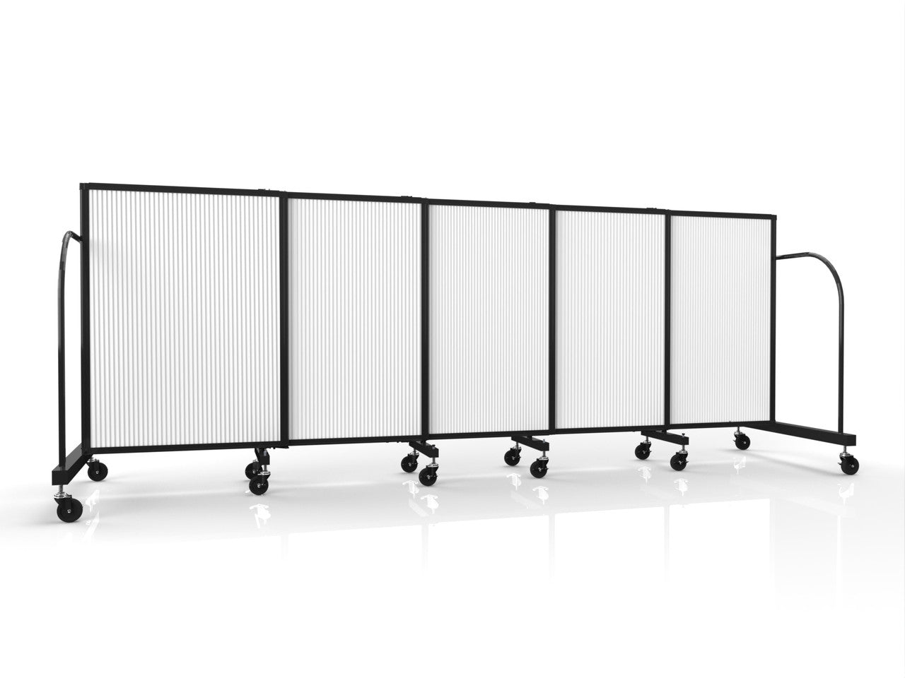 Straightflex Sliding Divider Freestanding - Polycarbonate