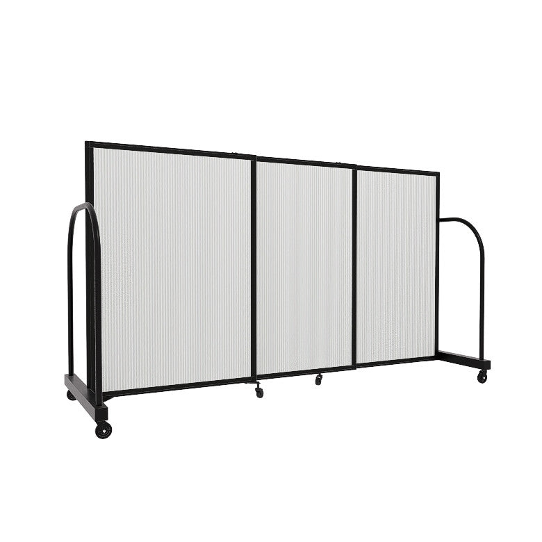 Straightflex Sliding Divider Freestanding - Polycarbonate
