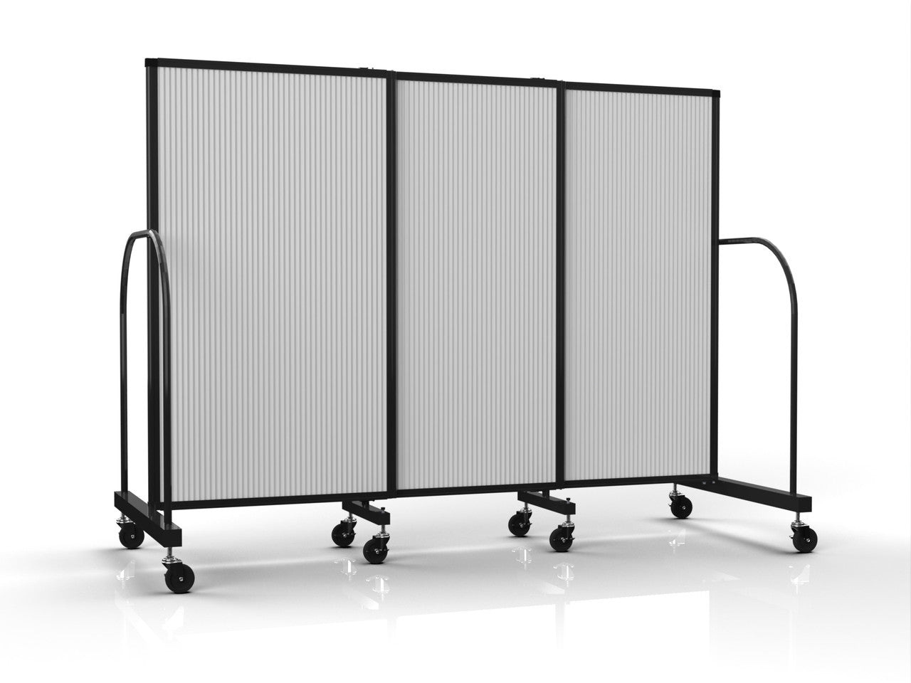 Straightflex Sliding Divider Freestanding - Polycarbonate