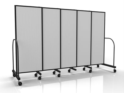 Straightflex Sliding Divider Freestanding - Polycarbonate