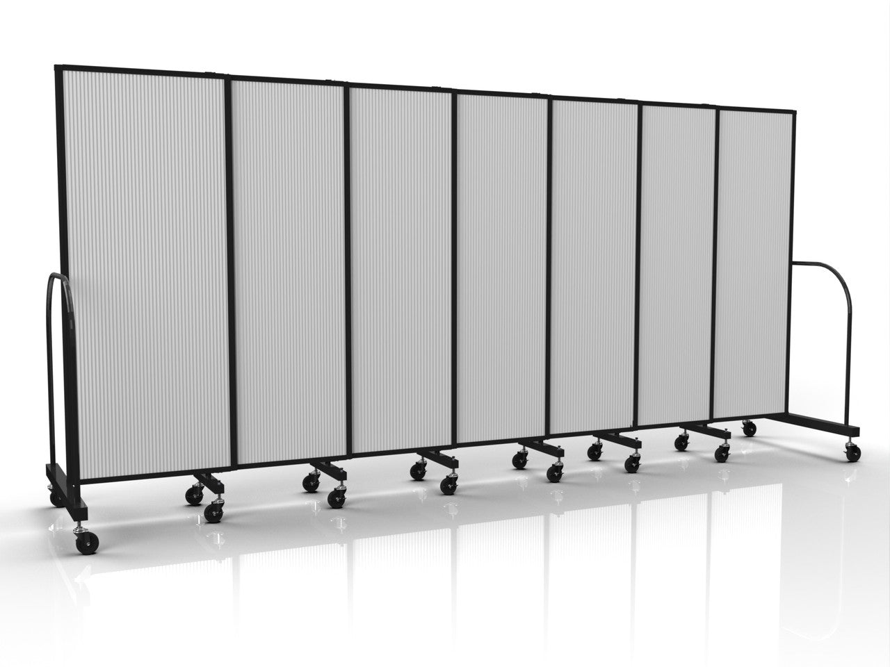 Straightflex Sliding Divider Freestanding - Polycarbonate