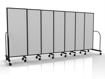 Straightflex Sliding Divider Freestanding - Polycarbonate