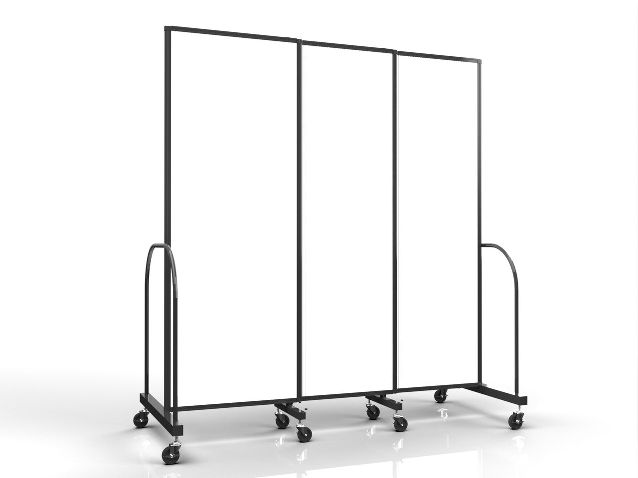 Straightflex Sliding Divider Freestanding - Polycarbonate