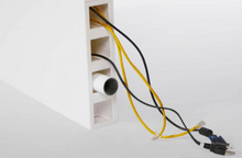 Load image into Gallery viewer, EverBlock White L-Shaped Wall Kit With Door- 6' x 6' x 7'