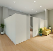 EverBlock White L-Shaped Wall Kit With Door- 6' x 10' x 7'
