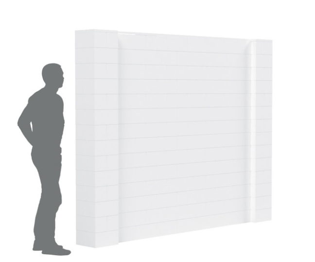 EverBlock Simple Wall Kit- 7' high and multiple size options for width