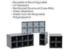 Load image into Gallery viewer, EverBlock Simple Wall Kit- 7' high and multiple size options for width