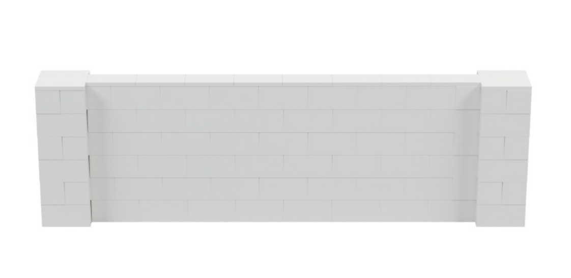 EverBlock® Pony Walls 3' high