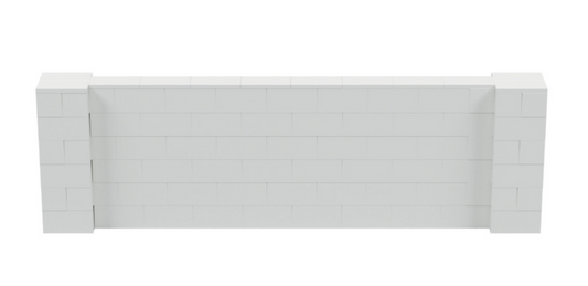EverBlock® Pony Walls 3' high