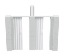 Load image into Gallery viewer, EverBlock® T-Shaped Wall Kit With Doors 7' high