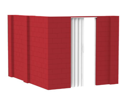 EverBlock L-Shaped Wall Kit With Door