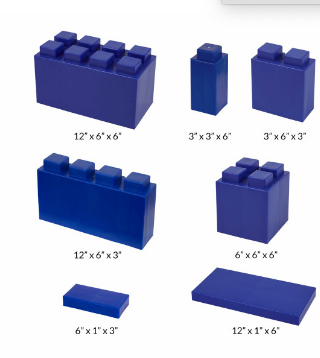 EverBlock Simple Wall Kit- 7' high and multiple size options for width