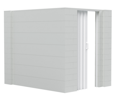 EverBlock® T-Shaped Wall Kit With Doors 7' high