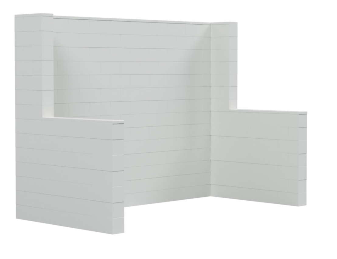 EverBlock® Trade Show Booth 7' high