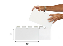 Load image into Gallery viewer, EverBlock White L-Shaped Wall Kit With Door- 6' x 8' x 7'