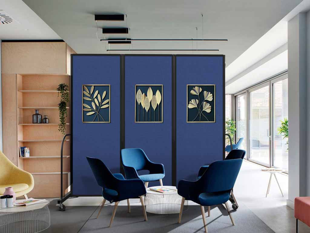 Full Motion Room Divider - Fabric