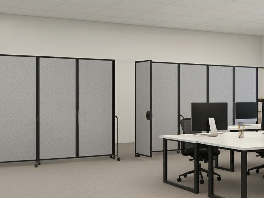 Straightflex Sliding Divider Freestanding - Acoustic Control